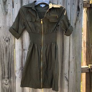Olive Green Dress